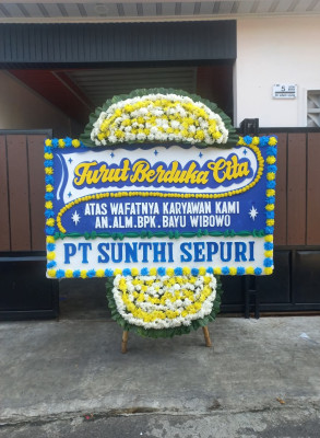 Papan Bunga Duka di Lubuk Aman